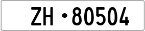 Truck License Plate